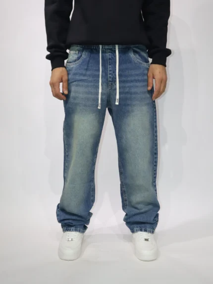 Cuffed Plain joggers jeans
