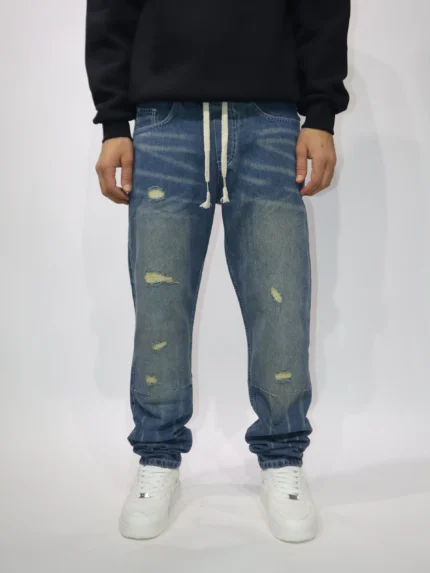 Cutting Jogger Jeans