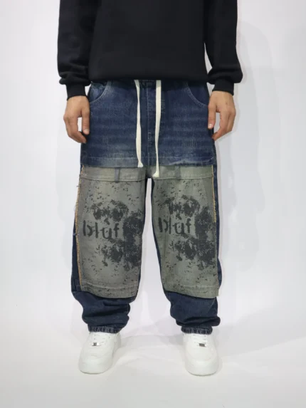 Panel Jogger Jeans