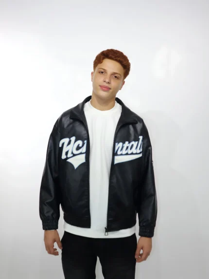 Leather Baseball Jacket