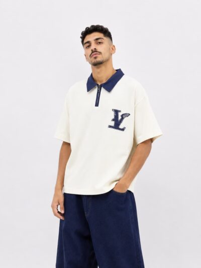 Alternative view of Relaxed Quarter Zip T.shirt