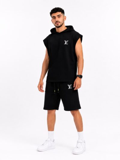 Sleevless Hoodie Set